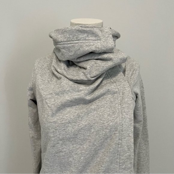 Lululemon Savasana Wrap Sweater Coal Strata Stripe - Picture 13 of 16